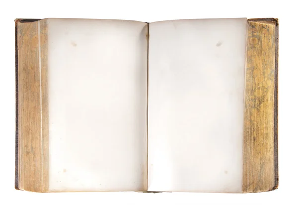 Antiguo libro abierto, aislado —  Fotos de Stock