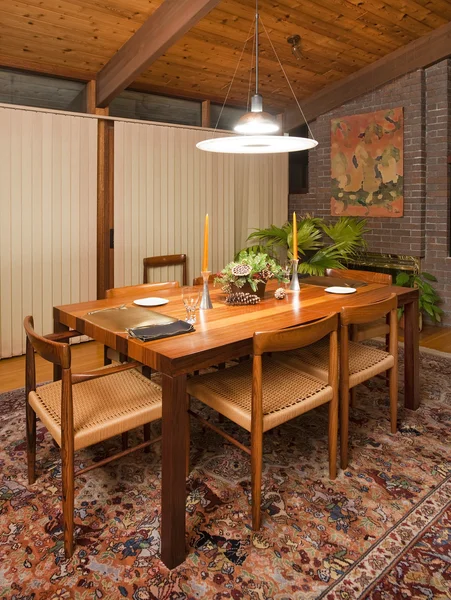 Sala de jantar moderna — Fotografia de Stock