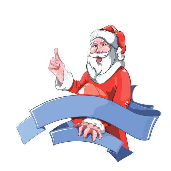 Санта Клаус Пойнтинг — стоковый вектор