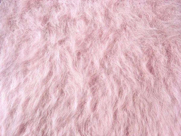 Texture of soft pink fleecy fabric (angora woolen cloth) — Stock Photo, Image