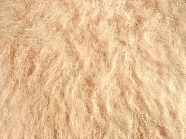 Texture of soft beige fleecy fabric (angora woolen cloth) — Stock Photo, Image