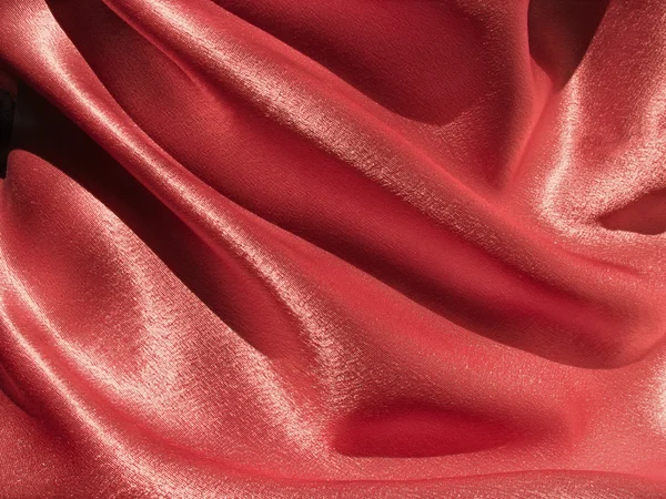 Nanoszone tło czerwone satyna — Zdjęcie stockowe