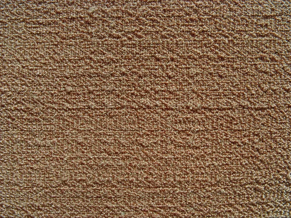 Tessuto in rilievo di cotone marrone — Foto Stock