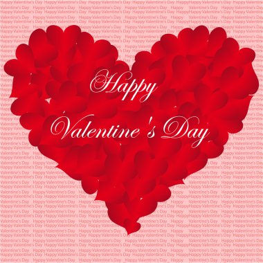 Valentines day card illustration clipart