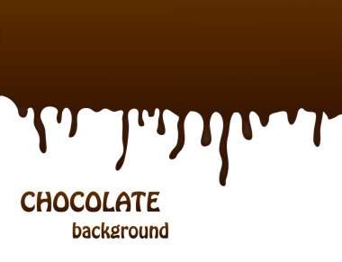 Chocolate background editable illustration