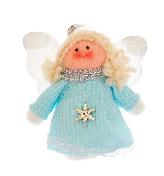 stock image Little angel isolated on the white