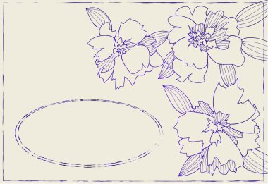 Vector Ornament Flowers 02 clipart