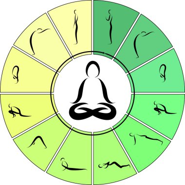 Vector Surya Namaskara 05 clipart