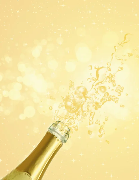 Champagner-Explosion — Stockfoto