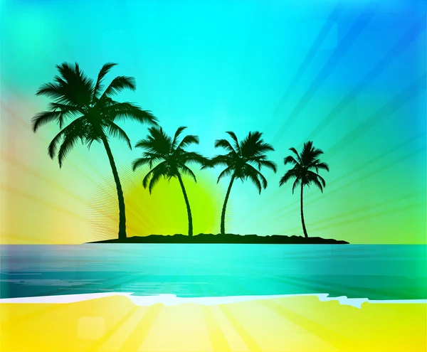 Tropischer Hintergrund — Stockfoto