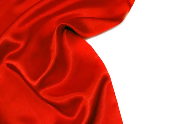 stock image Elegant soft red satin texture