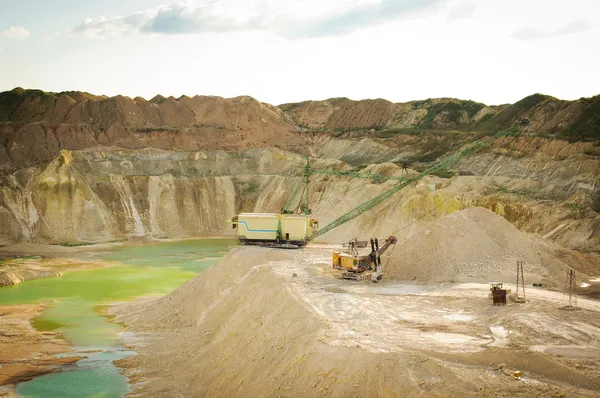 stock image Chalk quarry