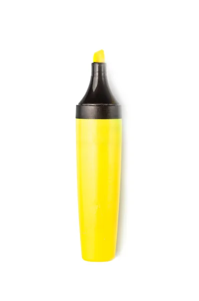 Жёлтый маркер — стоковое фото
