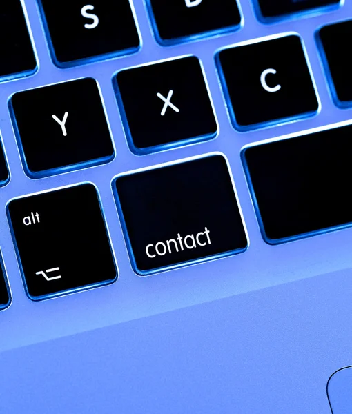 Contact button — Stock Photo, Image