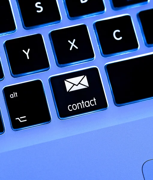 Contact button — Stock Photo, Image