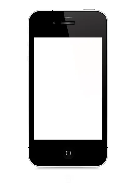 Black smart phones similar to iphone — Stock Vector