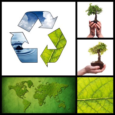 Environmental collage clipart