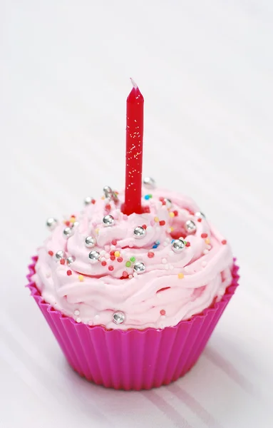 Rosa Cupcake — Stockfoto