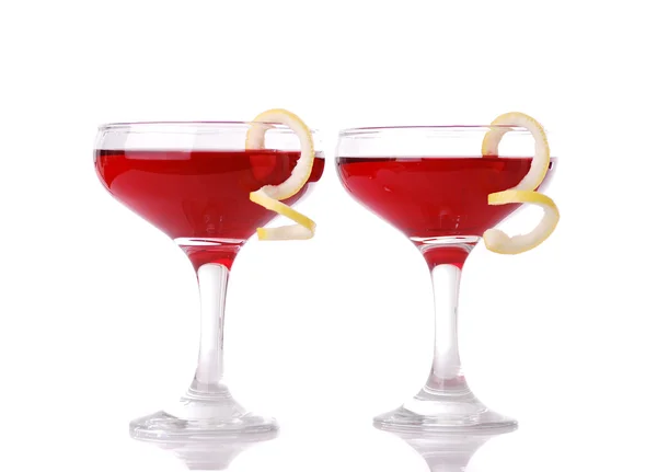 Foto von zwei kosmopolitischen Cocktails — Stockfoto