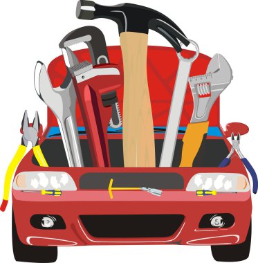 Car fix clipart