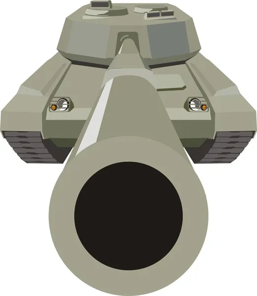 Réservoir militaire — Image vectorielle