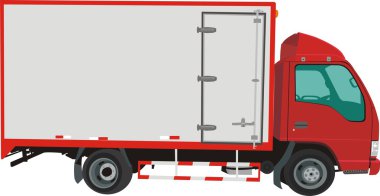 Vector lorry clipart