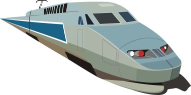 Speed train clipart