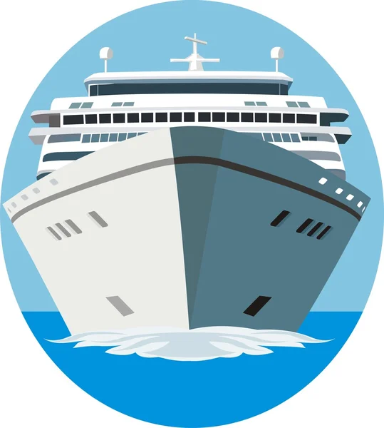 Kreuzfahrtschiff — Stockvektor