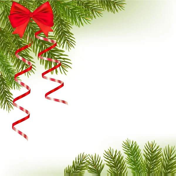 Branches d'arbre de Noël. Vecteur — Image vectorielle