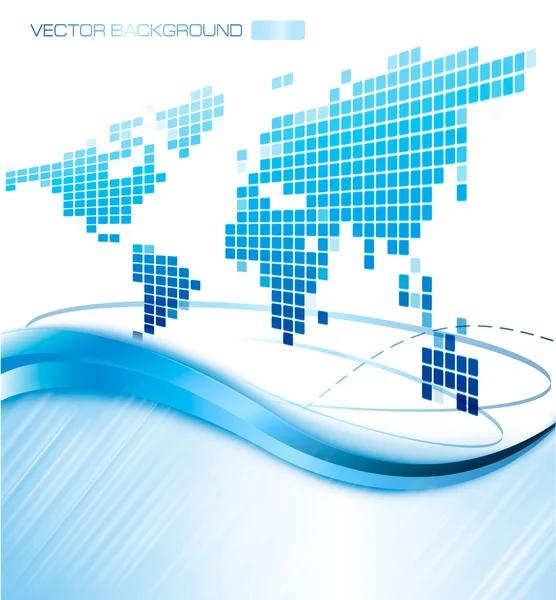 Negocios fondo abstracto elegante. Ilustración vectorial — Vector de stock