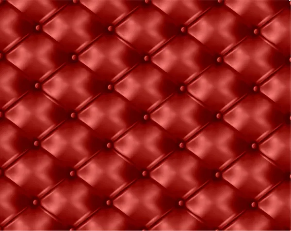 Fondo de textura de cuero rojo. Ilustración vectorial . — Vector de stock