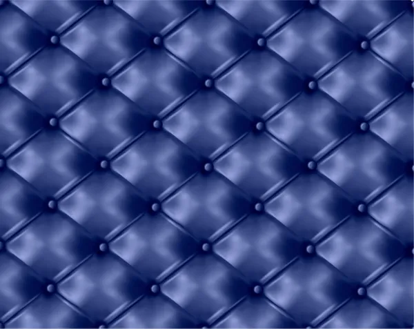 Blauer Leder Textur Hintergrund. Vektorillustration. — Stockvektor