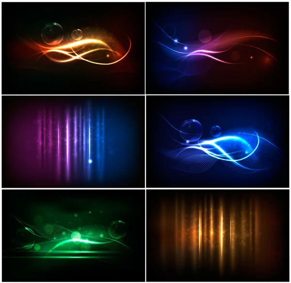 stock vector Big set of abstract technology and business backgrounds. Vector illustratio