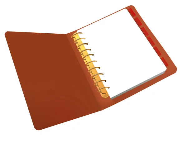 Opened notebook. Vector. — Stock Vector