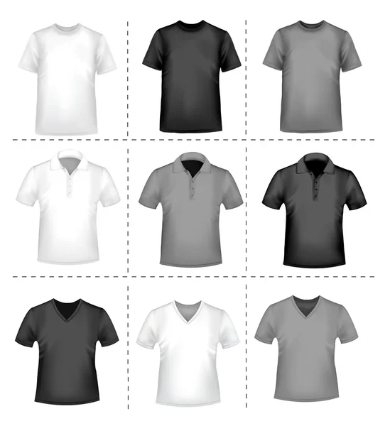 Modello di design t-shirt. Illustrazione vettoriale . — Vettoriale Stock