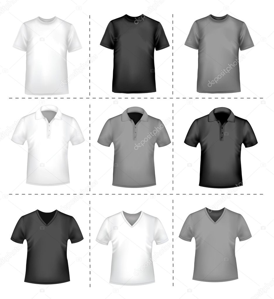 T-shirt design template. Vector illustration.