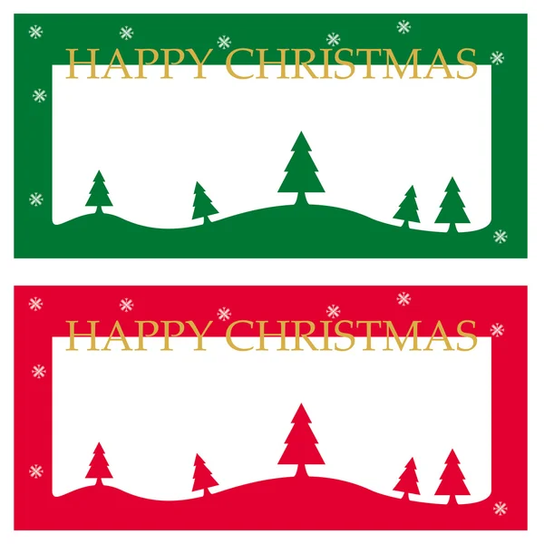 Cartes de Noël — Image vectorielle