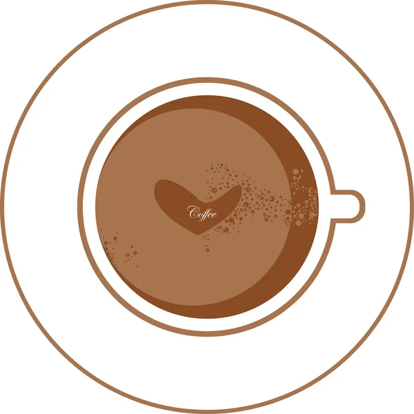 Ceașcă de cafea — Vector de stoc