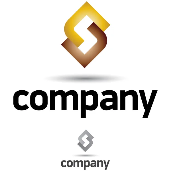 会社のロゴのデザイン テンプレート — ストックベクタ