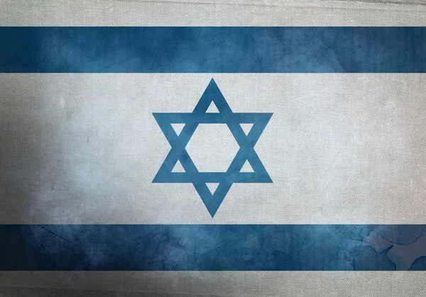 Grunge izraelské vlajky — Stock fotografie