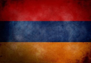 Armenian Grunge Flag clipart