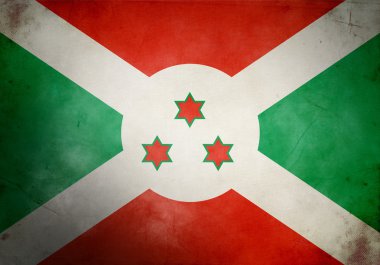 Burundi Grunge Flag clipart