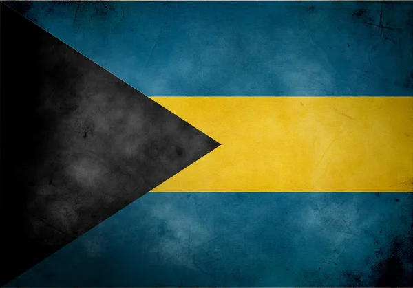 Μπαχάμες grunge σημαία — Φωτογραφία Αρχείου