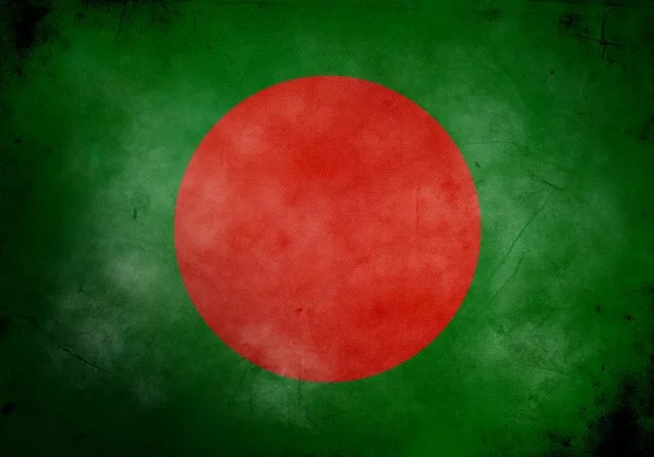Grunge σημαία του Μπανγκλαντές — Φωτογραφία Αρχείου