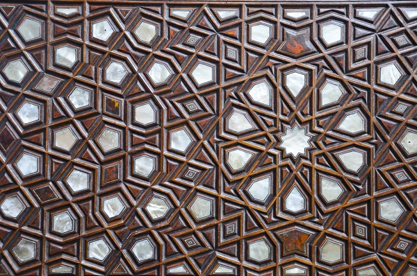 Islamische Holzkunst — Stockfoto