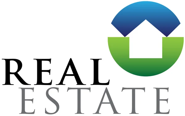 Emblema immobiliare — Vettoriale Stock