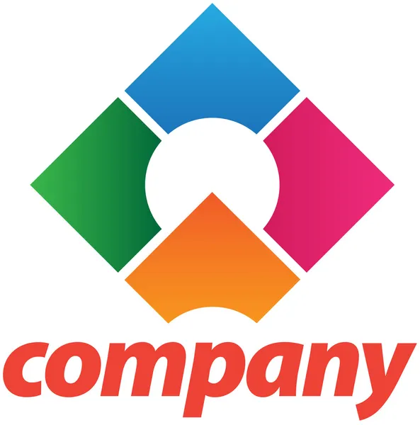 Modello di design logo aziendale — Vettoriale Stock