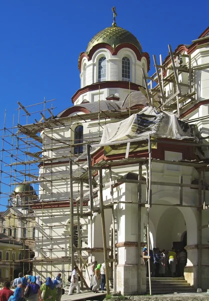 새로운 aphon 수도원입니다. abhazia 공화국 — 스톡 사진
