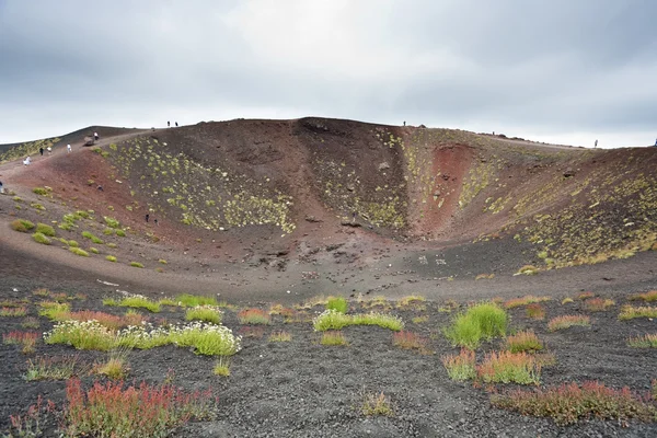 Cratera vulcânica velha — Fotografia de Stock