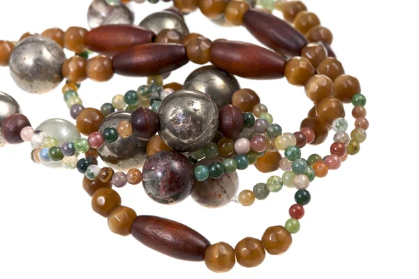 Fragment gemstone lady's bead — Stock Photo, Image